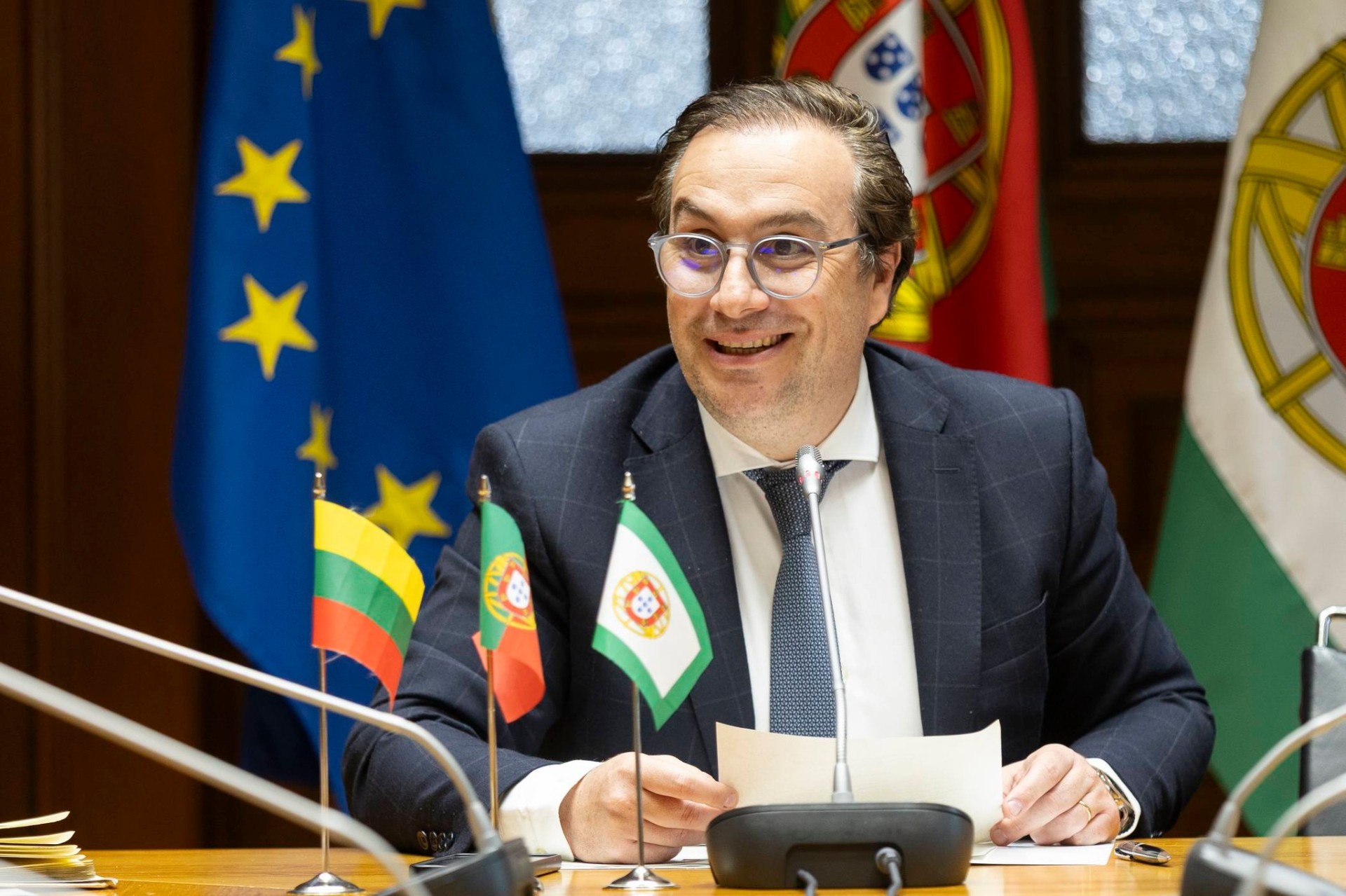 Dr. Rui Afonso em representação institucional